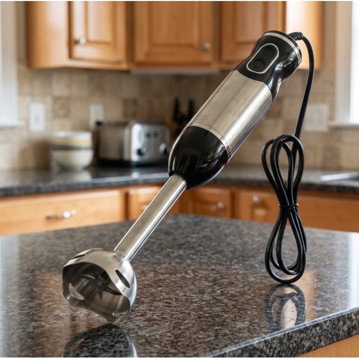 Mixer de Mão Turbo 800W Inox Bivolt 2 Velocidades Triturador de Alimentos e Bebidas  máquinas shop