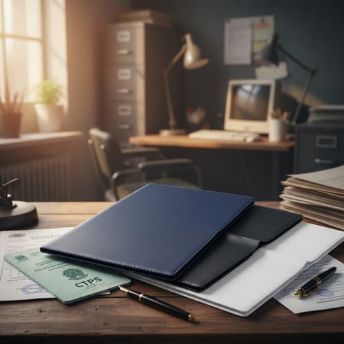 Capa Porta Carteira De Trabalho Ctps 500 Und Personalizada