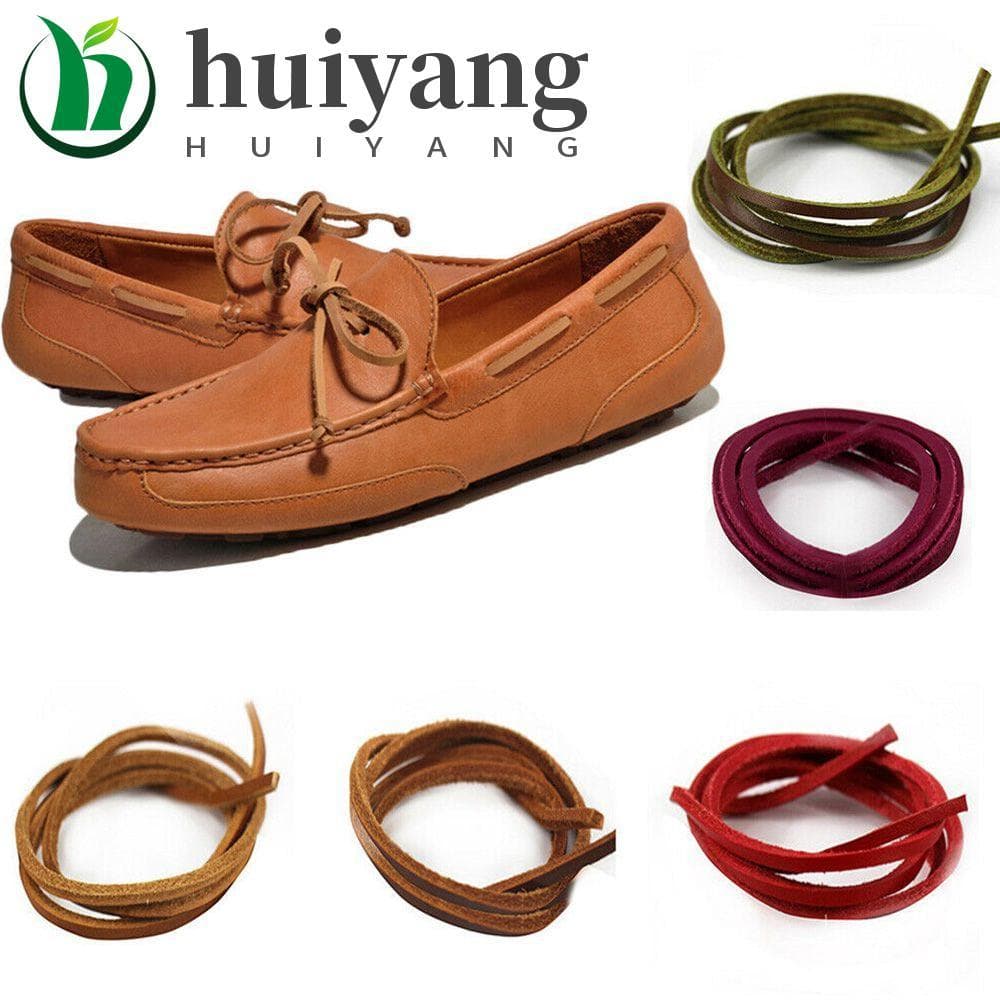 Cadarços De Couro HUIYANG 100 Cm 1 Par De Acessórios Para Sapatos Unissex Bota