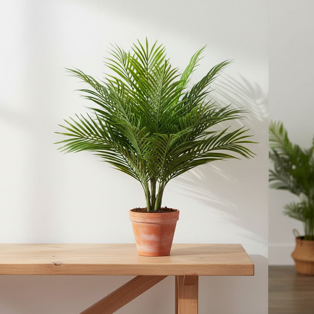 Buque De Palmeira Areca Artificial Decoração Folhagem Sala