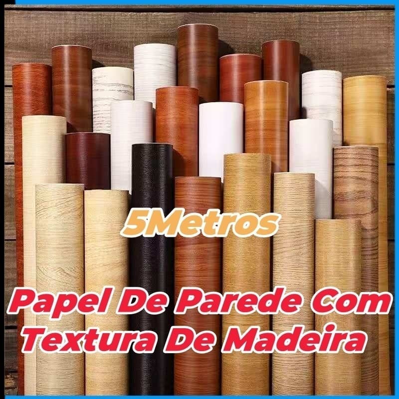 Variedade De Papéis De Parede Com Textura De Madeira De Alta Qualidade Adequados Para Móveis De Sala De Estar 5 Metros
