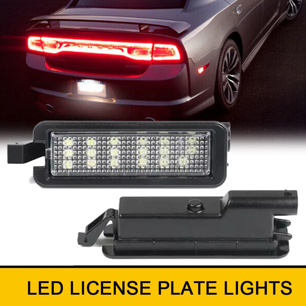 1x Luzes De Placa Traseira LED Para Dodge Charger Challenger Chrysler 300 Pacifica Voyager OEM 68388912AA Aa