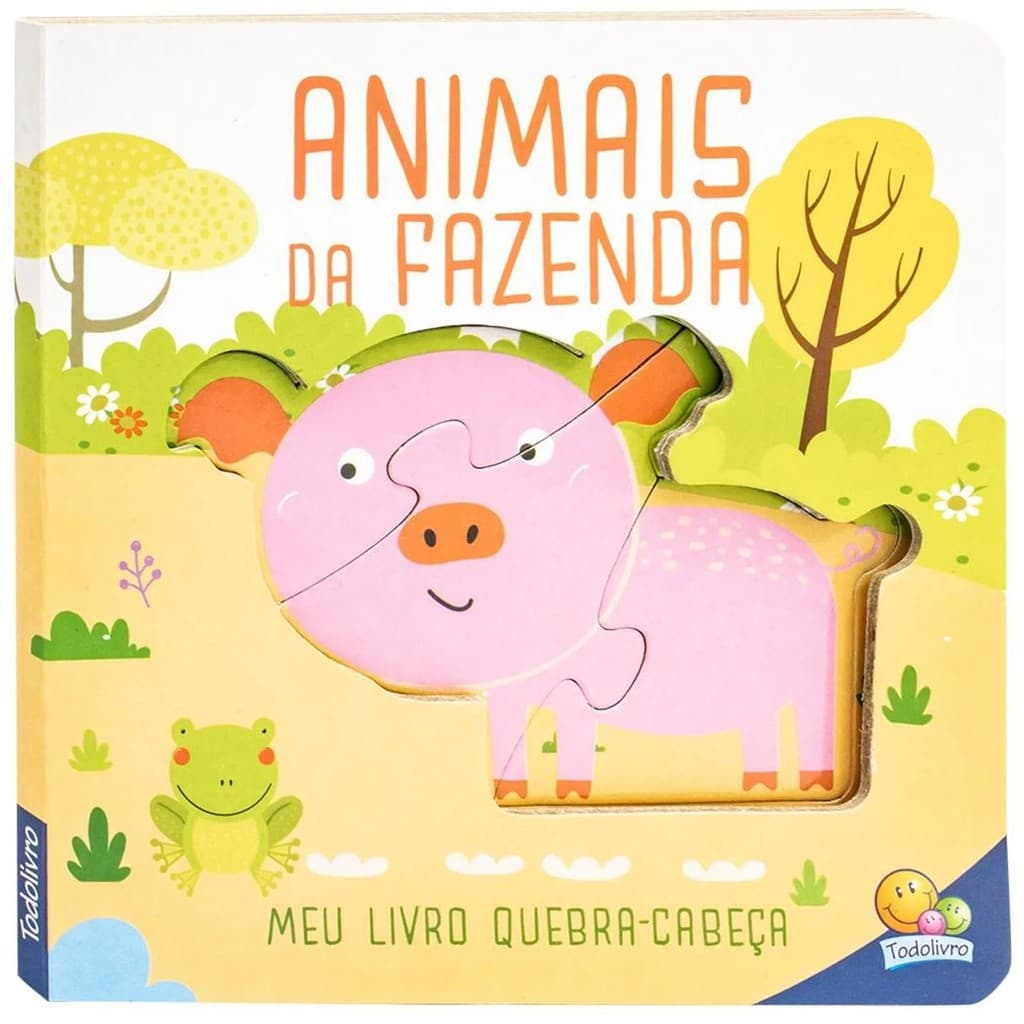 Meu Livro Quebra-Cabeça - Animais da Fazenda - Editora Todolivro