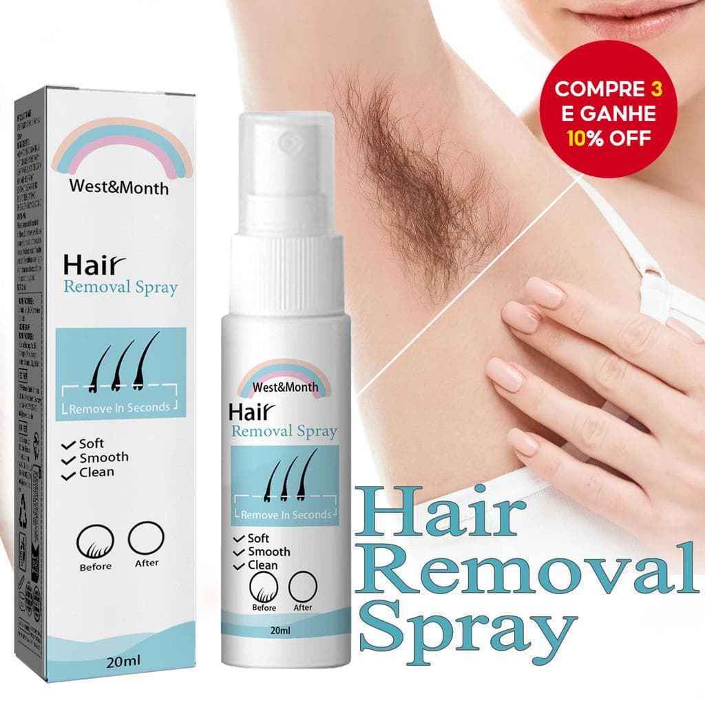 Spray Depilatório Indolor Para Mulheres E Homens, 20ml, Para Biquíni, Áreas Privadas, Corpo E Pernas