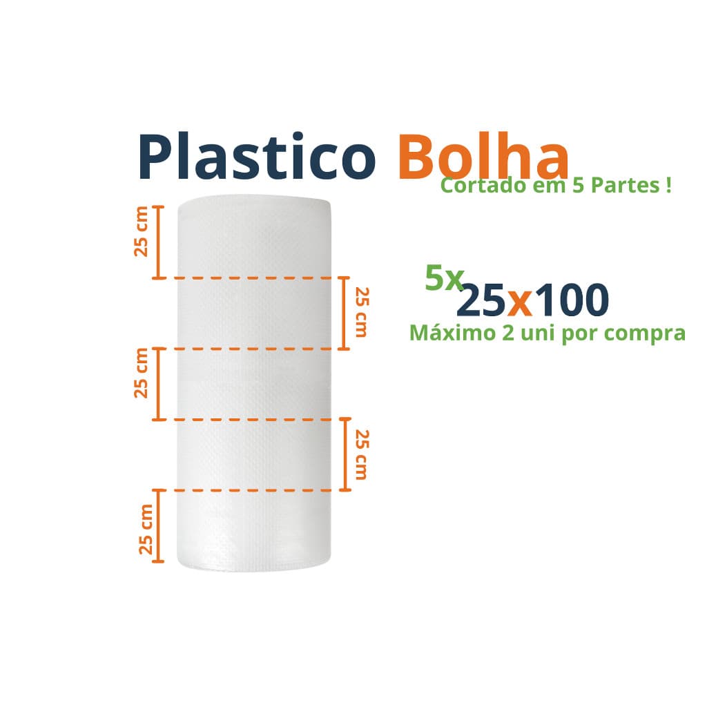 1 Plástico Bolha 1,30x100 Metros Cortado Em 5 P/ Mudança - Afiliado