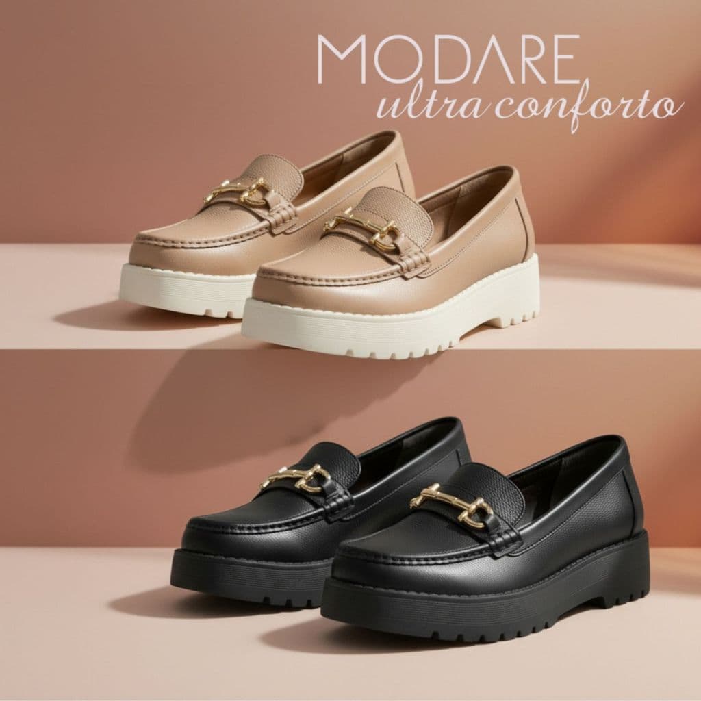 Sapato Modare Mocassim Ortopedico Ultraconforto Original