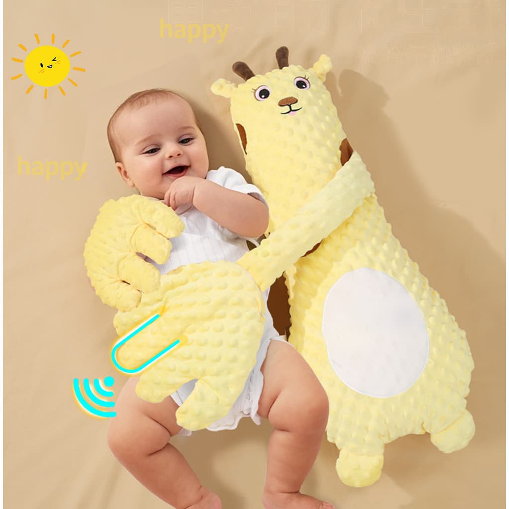 Travesseiro Almofada Confortavel Acalmar Bebe Criança  Ajuda Para Dormir Bebê Com Palma Automática