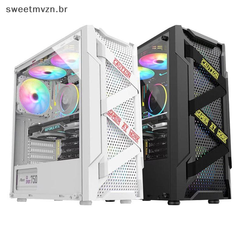 sweetmvzn Transparentputer Case Para Placa-Mãe ATX/M-ITX 2 * SSD + HDD PC Tower Ventiladores De 360 Mm USB3.0 150 CPU De