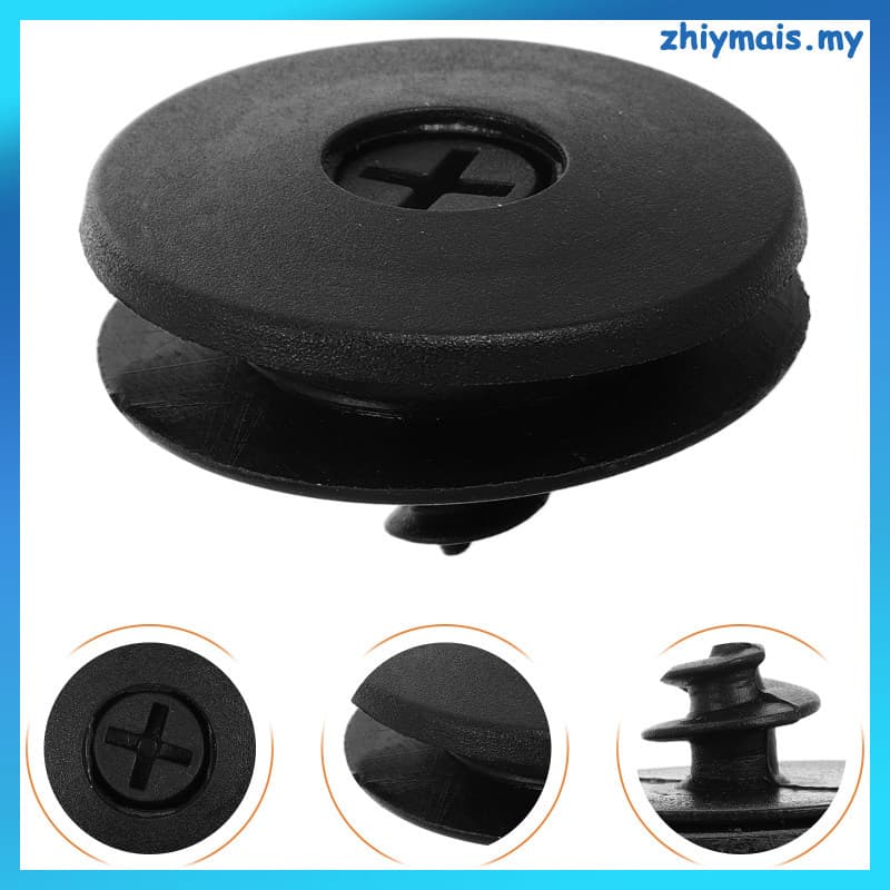 10 Peças (Preto) Clipe De Piso De Tapete De Plástico Clipes De Carpete Automotivo Ganchos De Fixação Anti-zhiymais