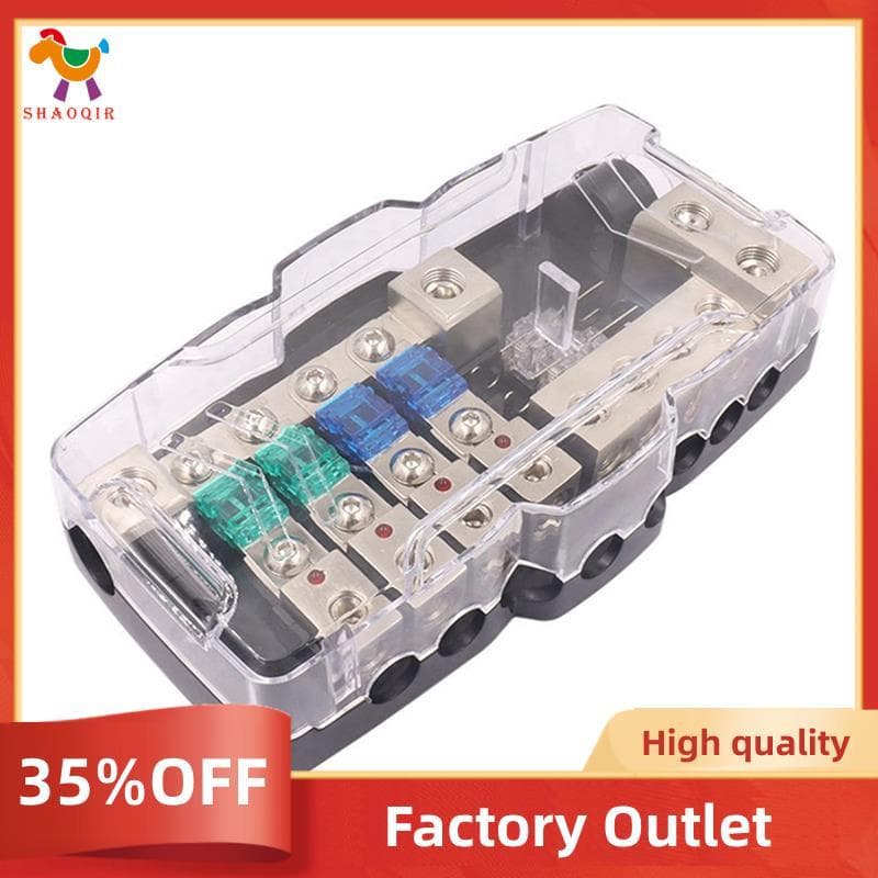 Suporte Estéreo De Áudio Para Carro , Bloco De Fusíveis , Caixa , Multifuncional , De Distribuição De 4 Vias SUV , ATV ,