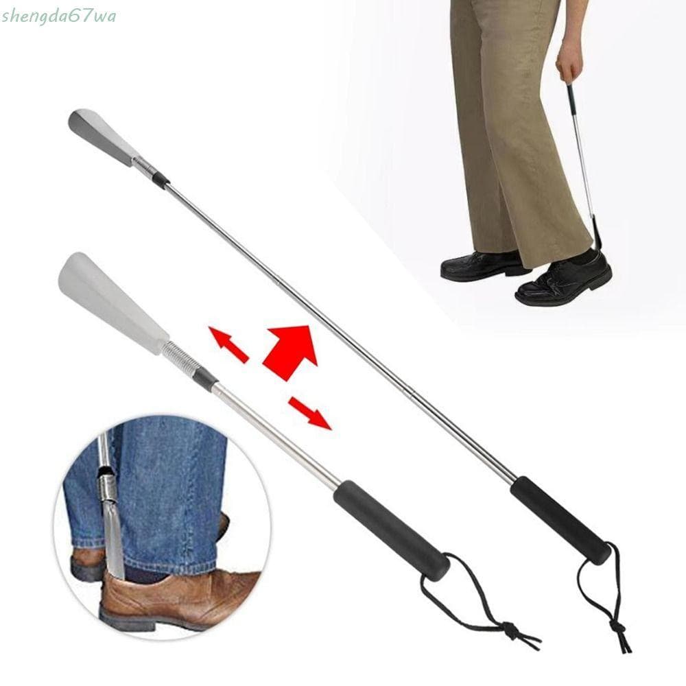 Calçadeira Extensível SHENGDA , Telescópica Ergonômica Com Cabo Longo , Comprimento Ajustável