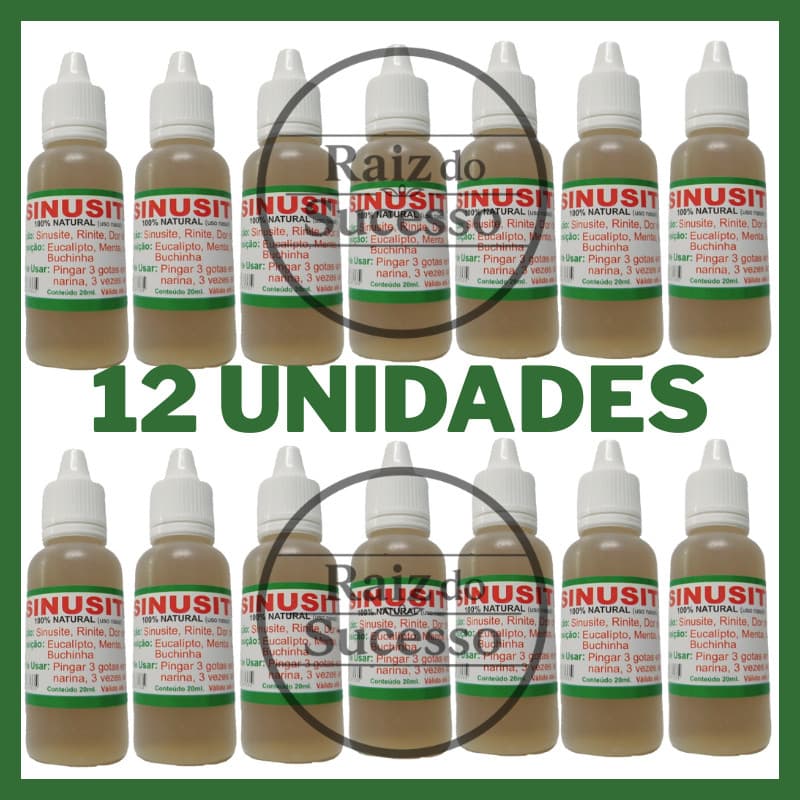 12x Frascos Naturais – Eucalipto 20ml | Linha Nasal Refrescante