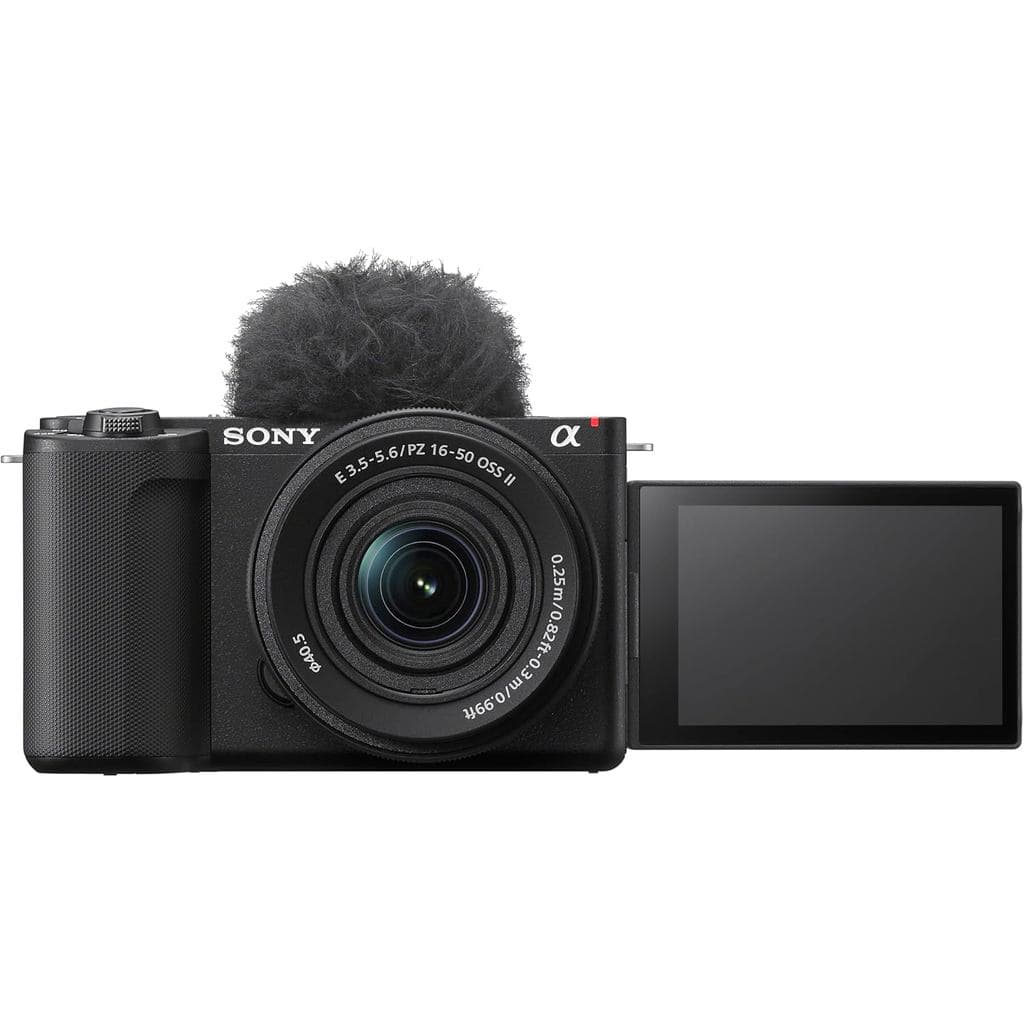 Sony Alpha ZVE10 II - Câmera para criadores de conteúdo sem espelho com lente intercambiável APS-C - preta - com lente