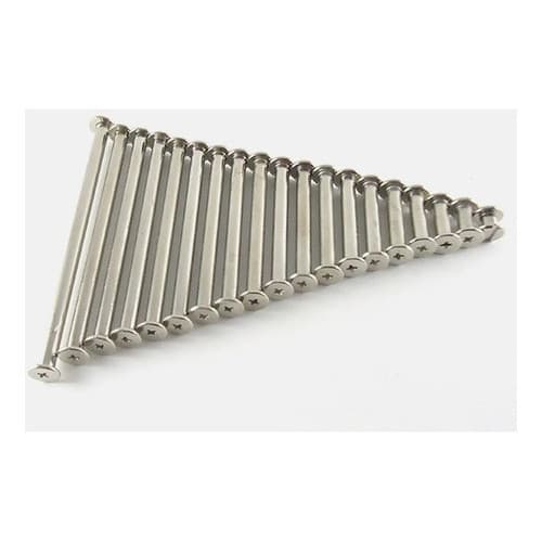 Parafuso Pasta Niquelado 10mm - 50 Unidades