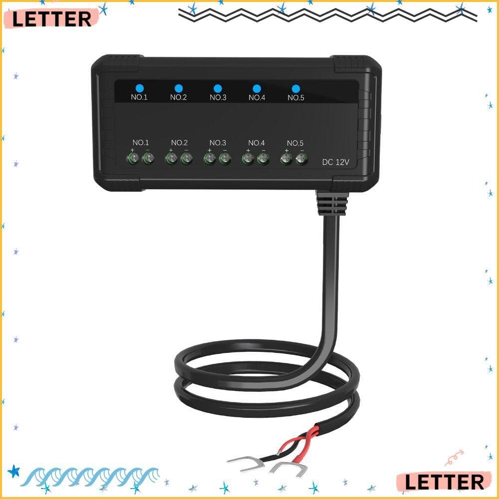 Caixa De Fusíveis Para Motocicleta , Indicador LED 20A 12V , Bloco , 5 Circuitos Bicicleta/Automático/E-Veículo