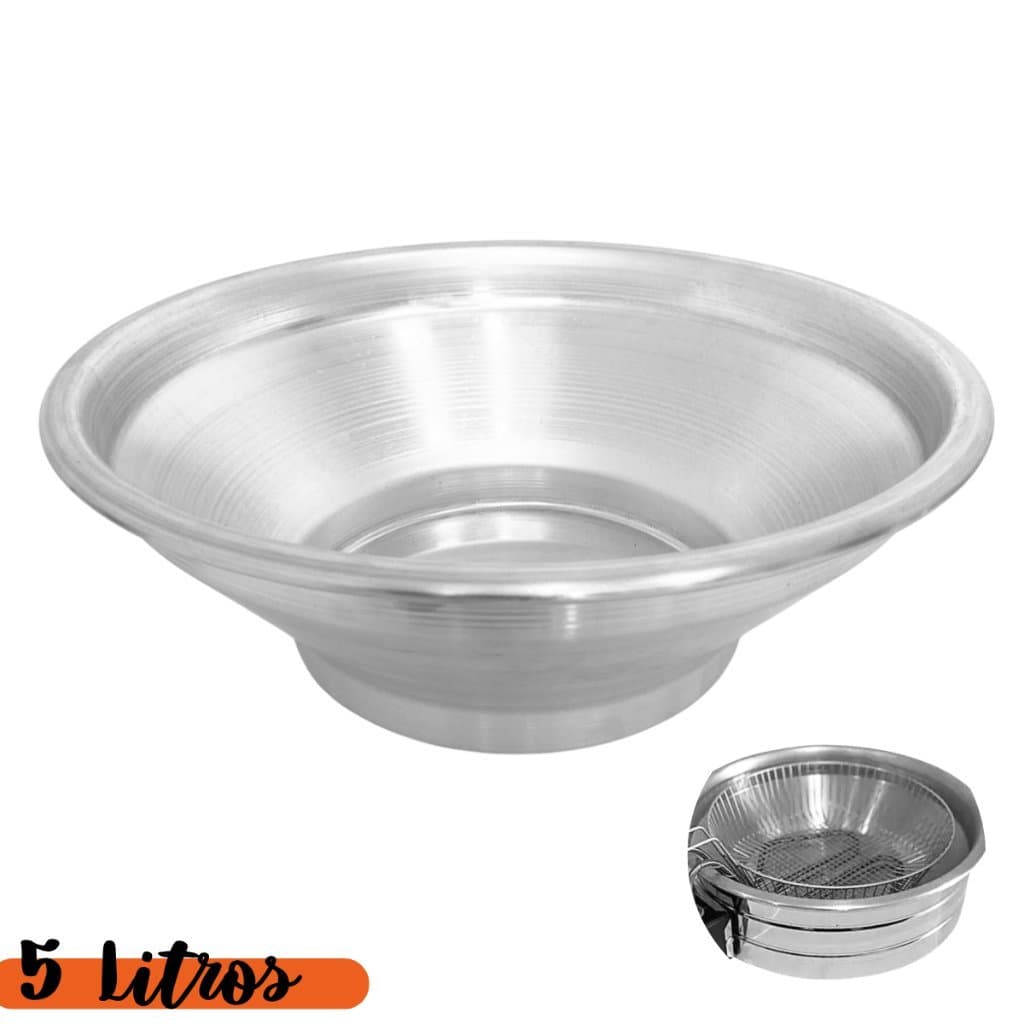 Tacho para Fritadeira Bacia Redonda Alumínio 5 Litros peça separada
