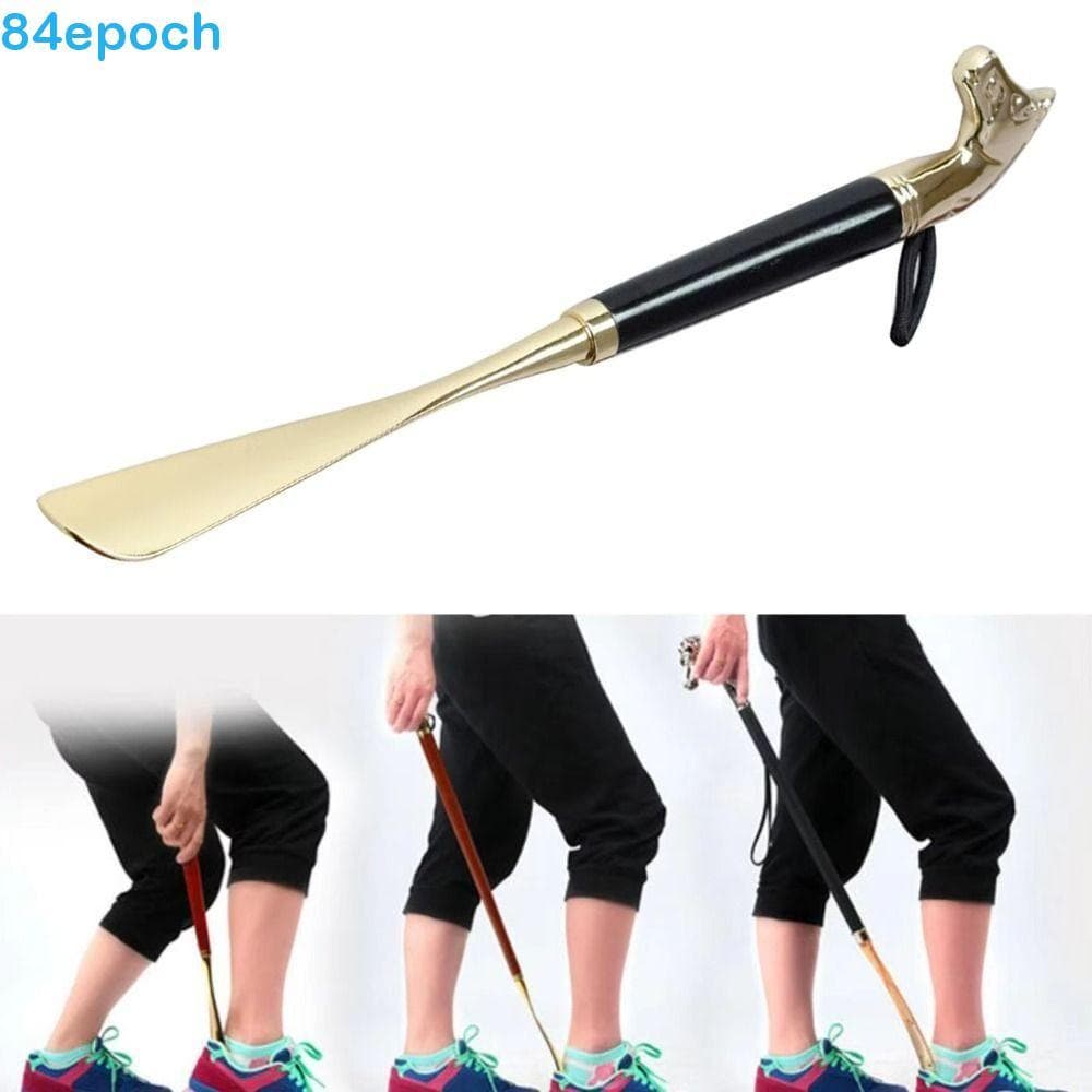 Buzina De Sapato De Metal BREPOCH , Calçadeira Portátil Com Cabeça De Leão/Cavalo , Levantador De 32 Cm De Comprimento