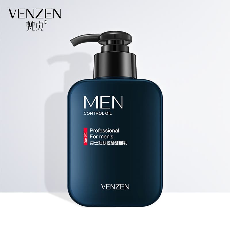 Fanzhen limpador de controle de óleo de pele forte masculino 168g limpeza refrescante suave controle de óleo limpador Fa