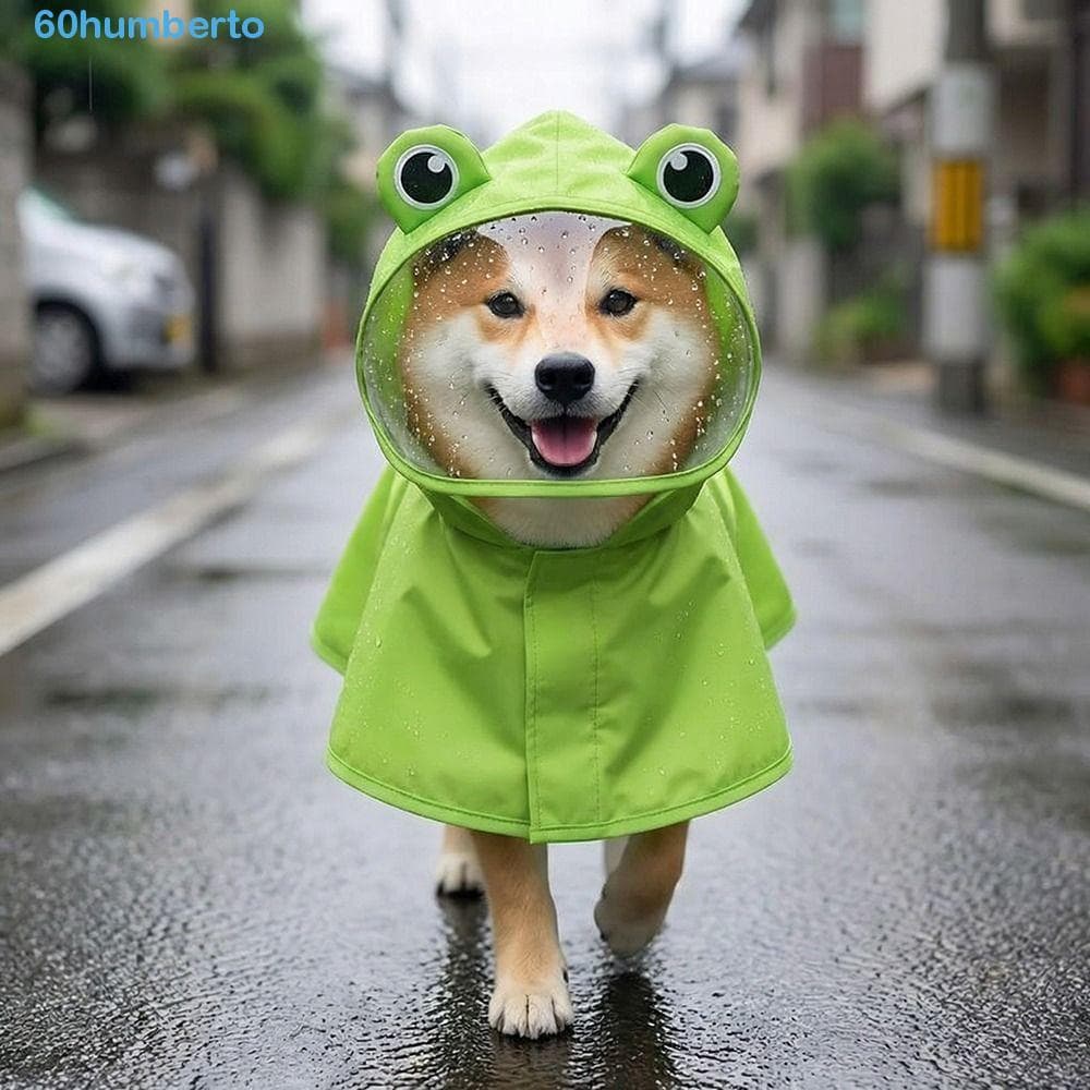 HUMBERTO Capa De Chuva Para Cães , Animais De Estimação Com Design Resistente À Sujeira , Proteção Moderna Barriga 4 Per