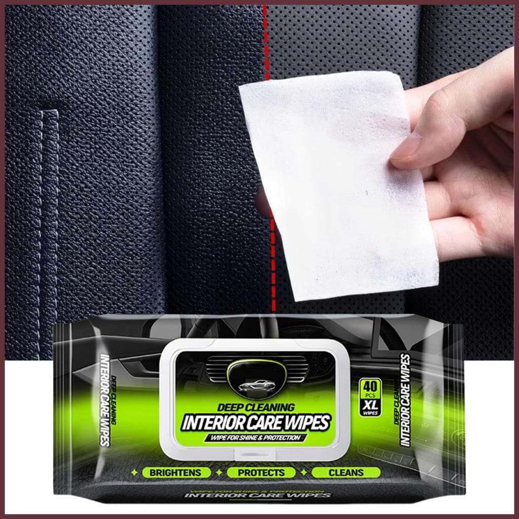Toalhetes Interiores Do Carro 40 Peças Estofamento De Couro Limpeza Auto Interior Para Feminino Masculino Caminhão nuaed