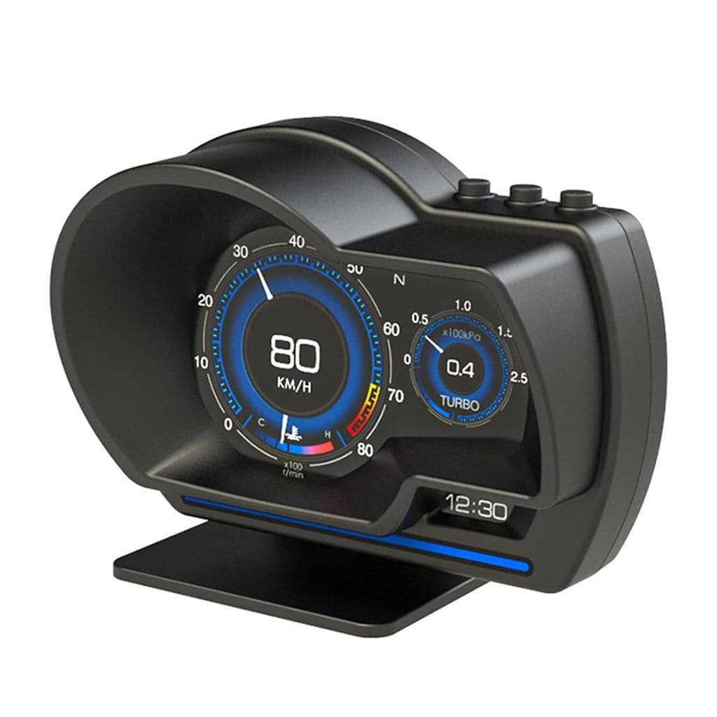     Shkalacar Car HUD Head-Up Display AP-6, Instrumento Inteligente OBD+GPS, Velocímetro de Alta Resolução, Ferramenta p