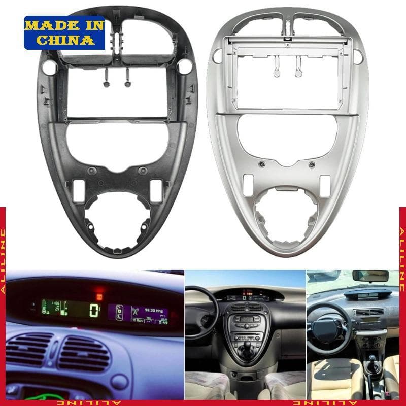 Painel ABS Moldado Precisão, 9 Polegadas, Fácil Montagem, Suporte, Peça Sobressalente Veículo