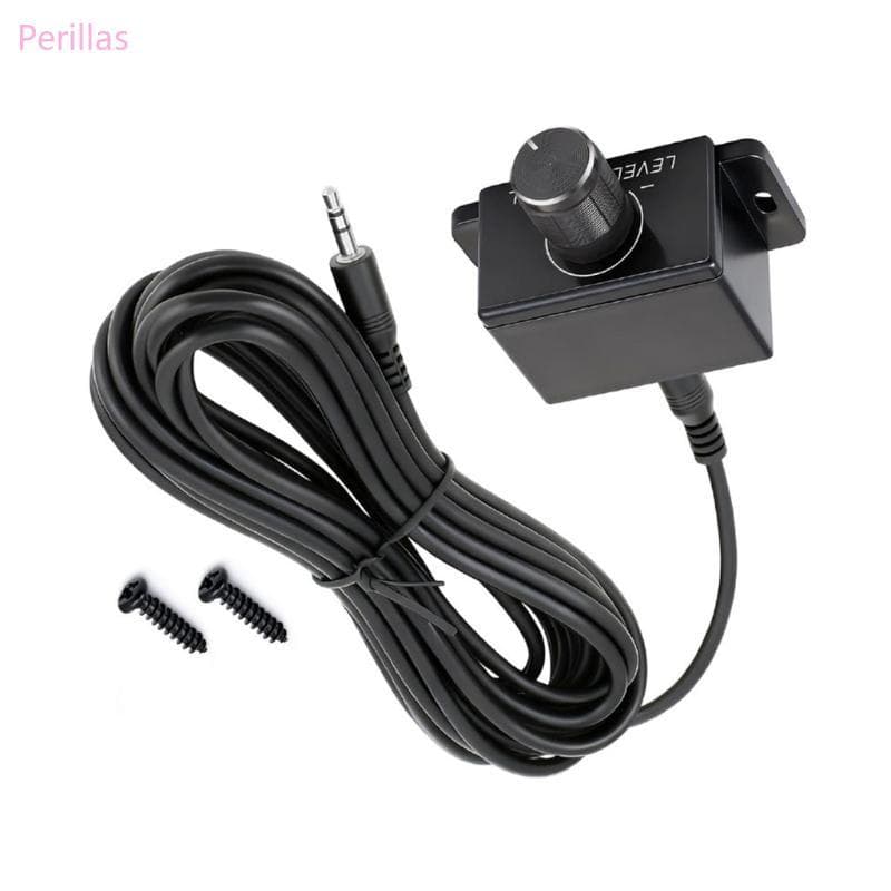 Perillas Botão Controlador Áudio Do Veículo 5m Volumes Baixo Subwoofer Ajustador Amplificad