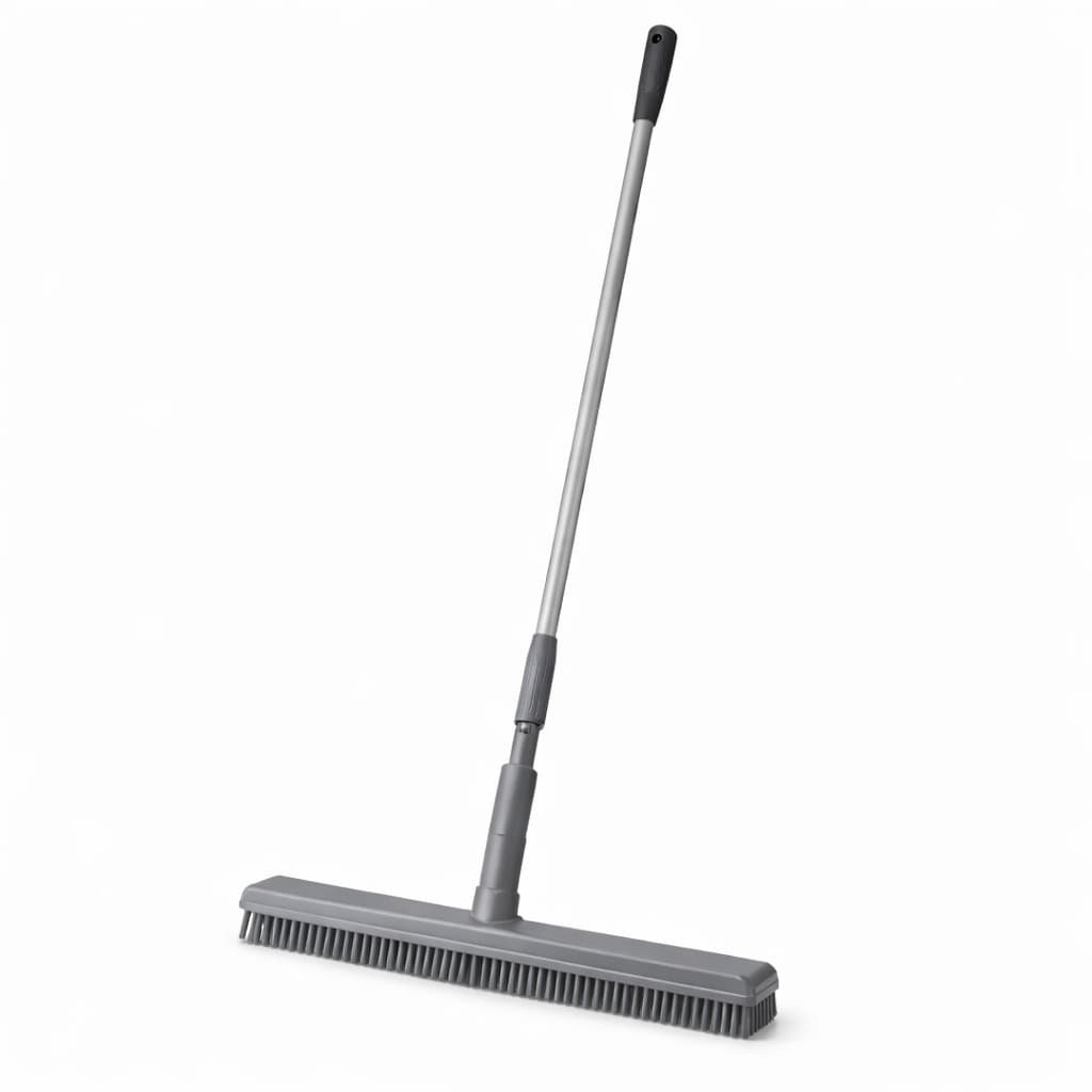 Vassoura Emborrachada 2 em 1 Rodo Multiuso Varre e Seca