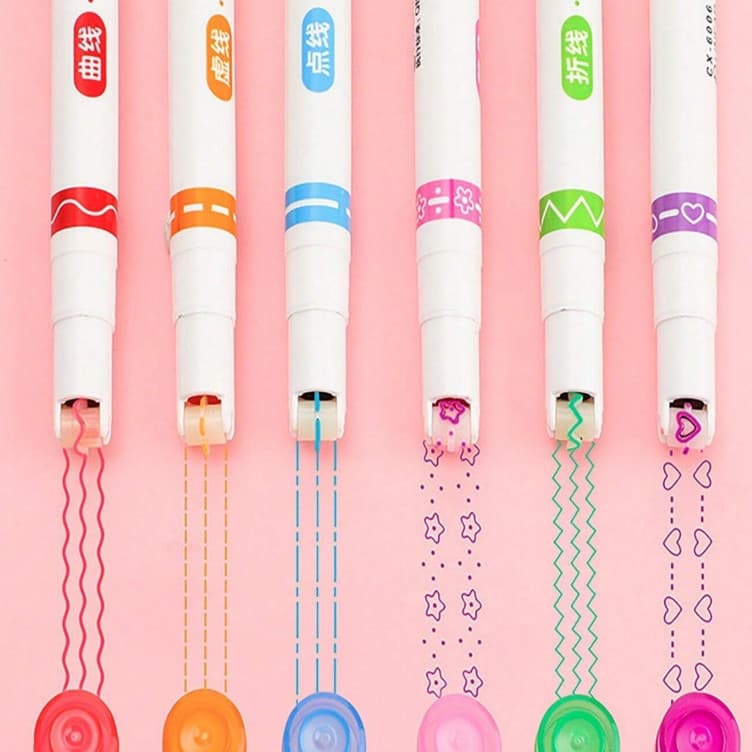 Carimbo Roller Marca Texto / Papelaria Fofa