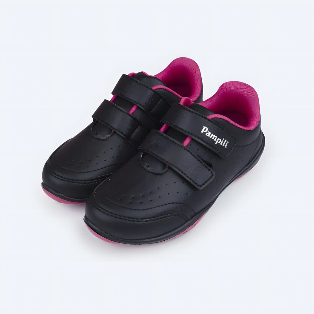 Tênis Infantil Menina Pampili Escolar Colegial Confortável