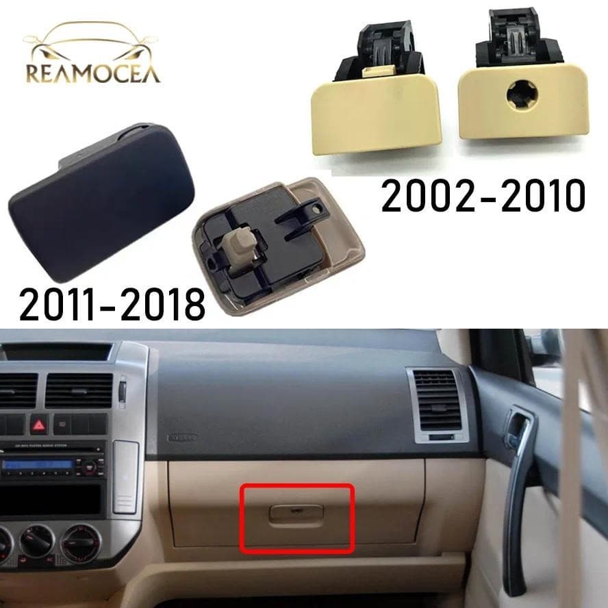 Remocea 1Pc Caixa De Luva Bloqueio Trava Clipe Captura Substituição Para VW Polo 2002-2010 2011-2018 Interior Do Carro 6