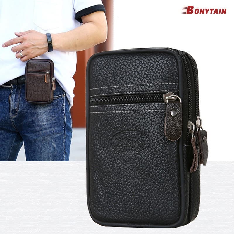 Bolsa Molle Dupla Camada À Prova D'água Fanny Pack Masculino LUC EDC Homens Para Telefone Camping Cintura