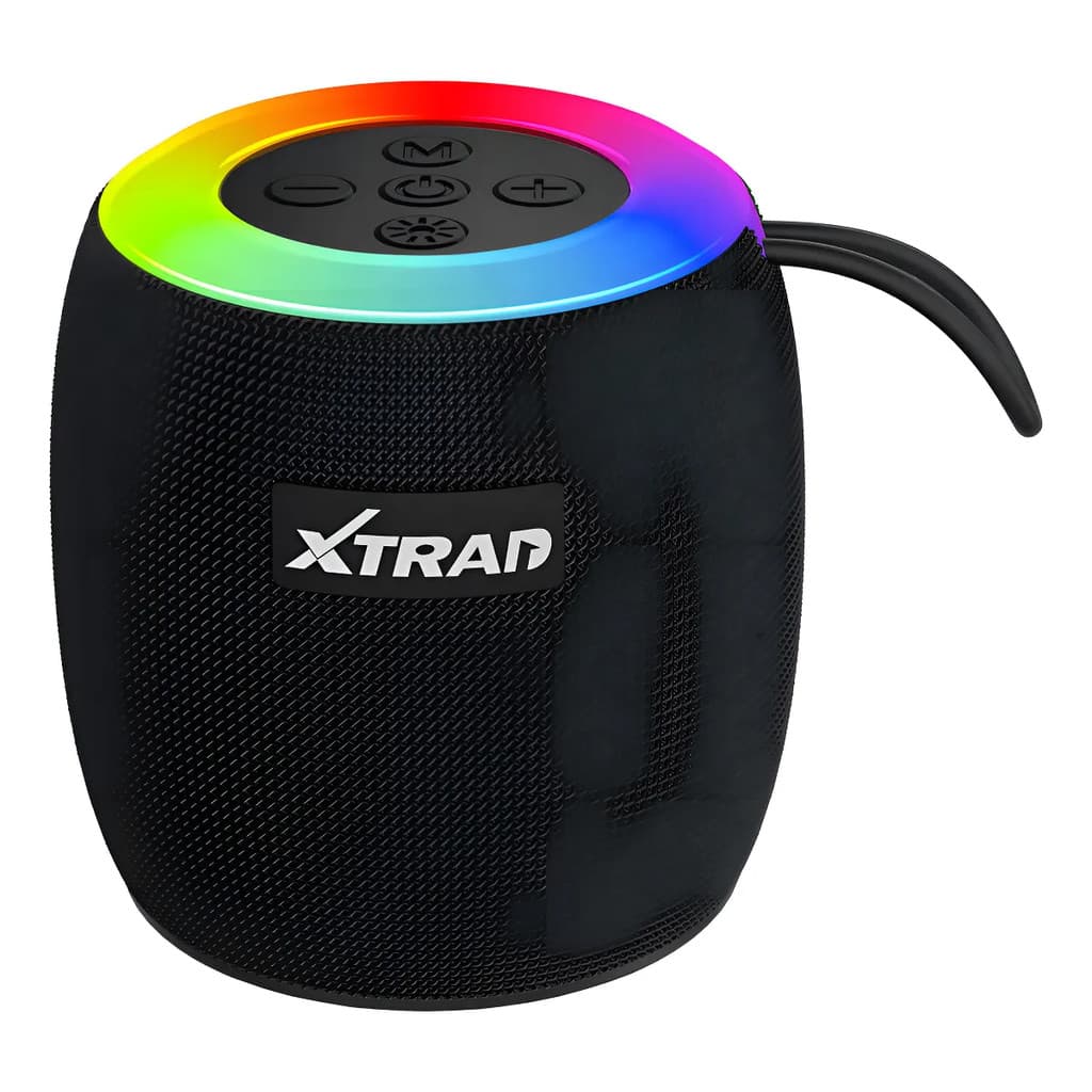 Caixa De Som Bluetooth Potente RGB Xtrad XDG-197 10W TWS SD FM USB Envio Imediato Original