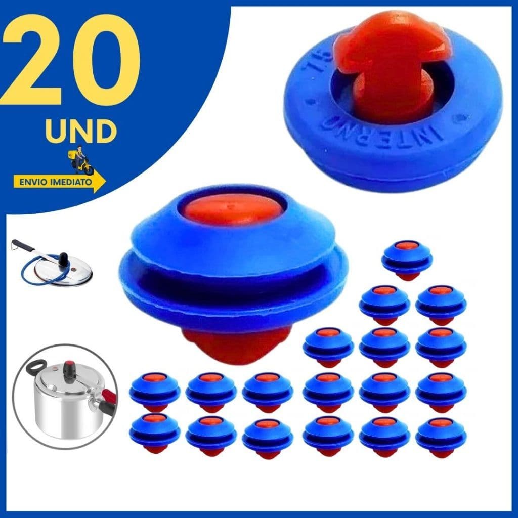 Kit 20 Válvula Universal para Panela de Pressão – Selo de Silicone Resistente