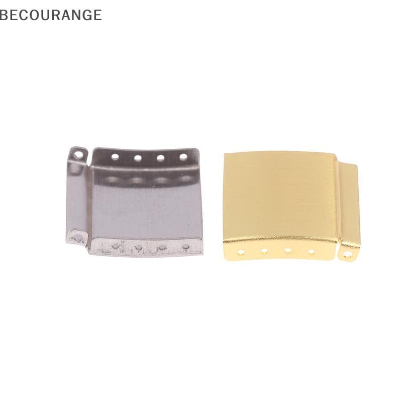 BEC 1 Peça Prateado/Dourado 12-22MM Pulseira De Relógio De Aço Extensor Fecho Extensão Com Alça De Passo Acessório Para 