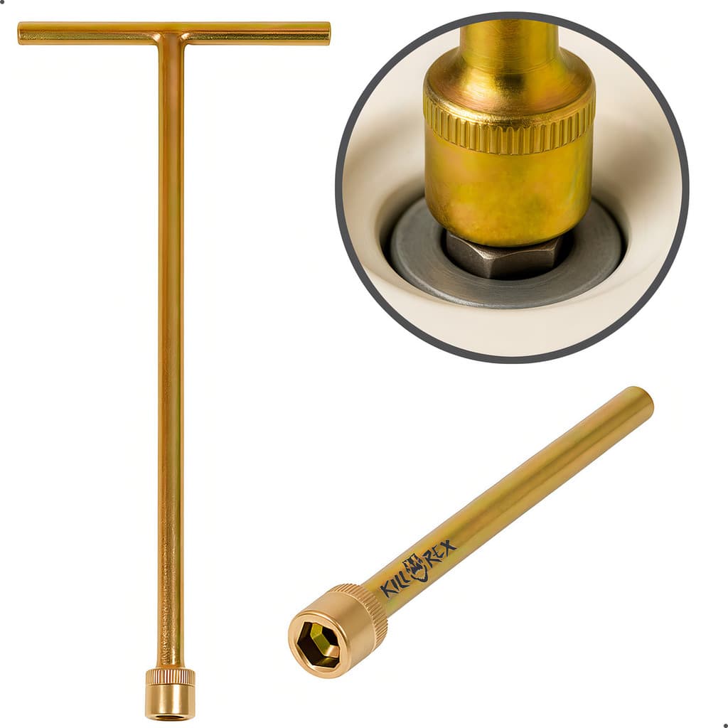 Chave T 10mm Longa Agitador Electrolux 42cm Remover Parafuso Agitador Universal Lm08 Lm06