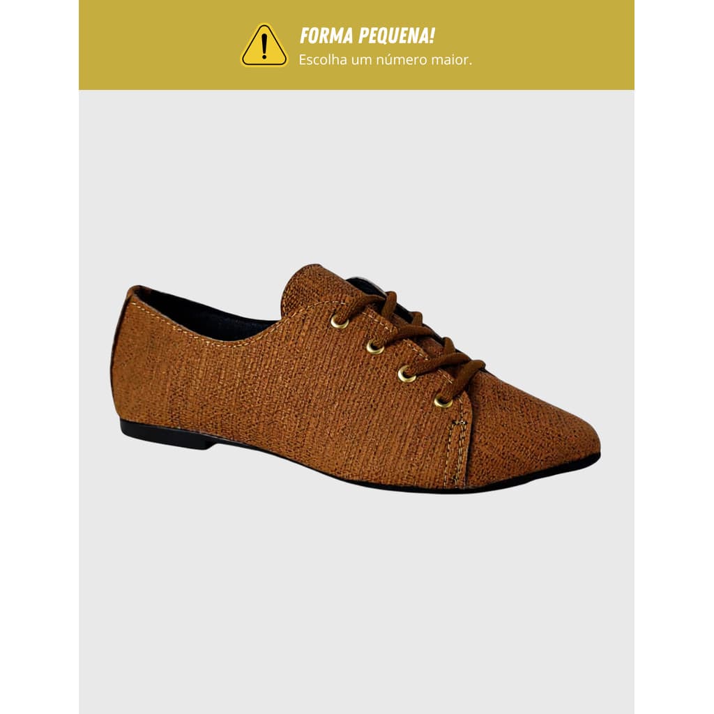 Tênis Feminino Oxford HELENA Bico Fino  Elegância Conforto Estilo Casual