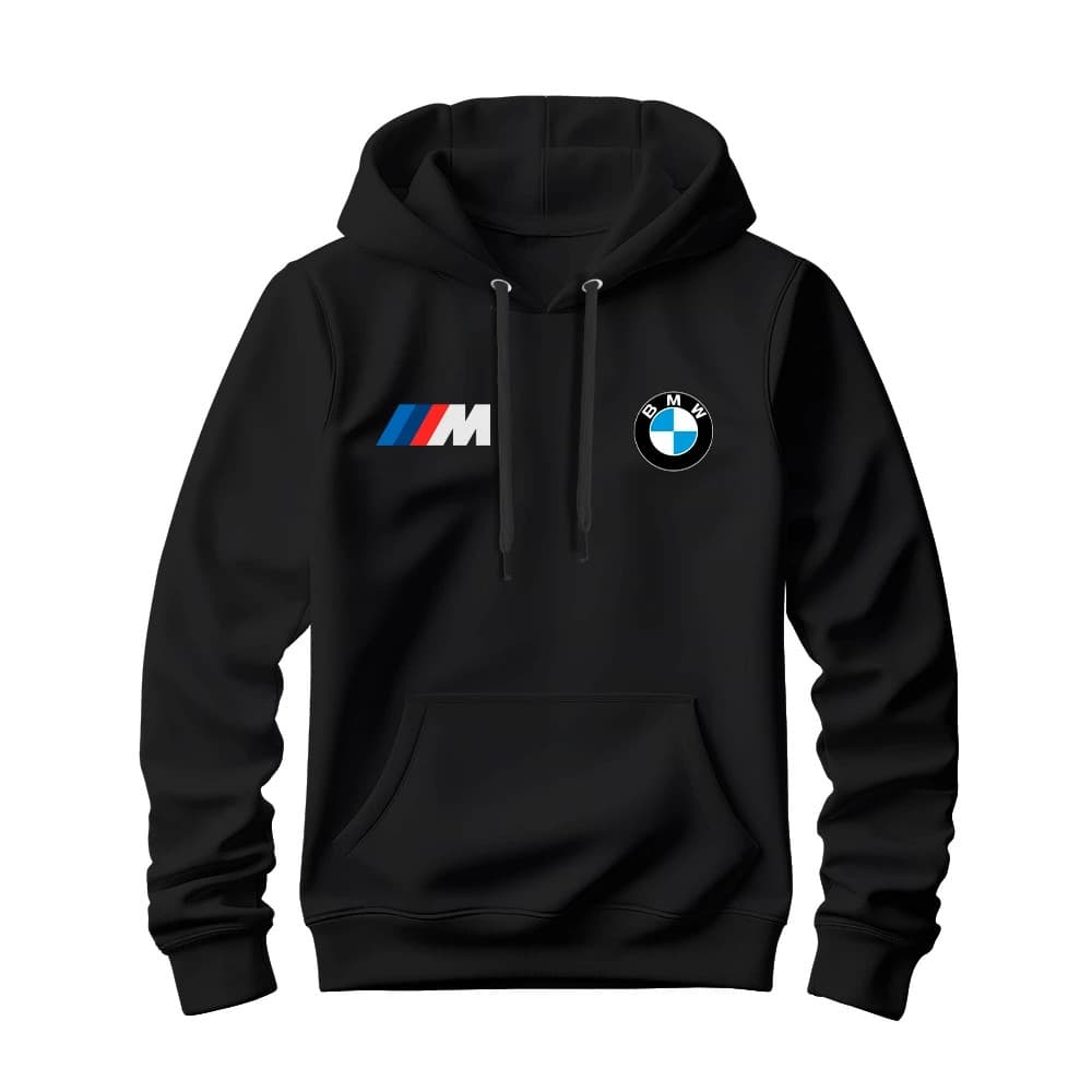 Moletom Canguru Premium Estampado BMW Carro Esportivo Blusa de Frio Confortável Inverno FRIO