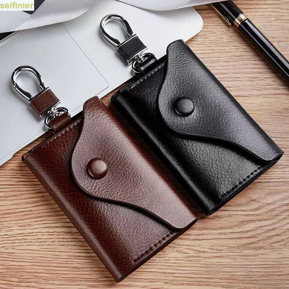 SEIFINIER Porta-Chaves Masculino Caixa De Chave Bolsa De Grande Capacidade Acessórios Interiores Domésticos DIY Com Zípe
