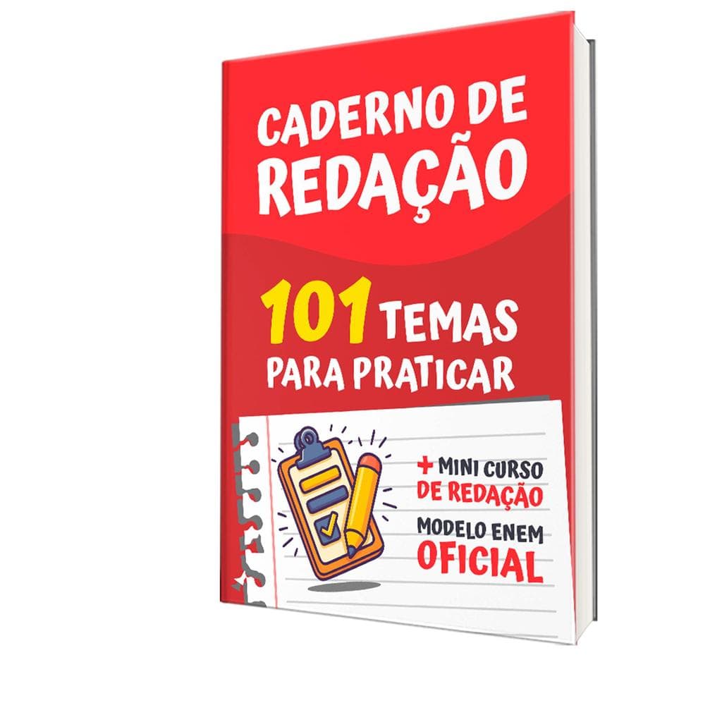 Caderno Redação ENEM 2026 - 101 Temas para Praticar - com temas inéditos