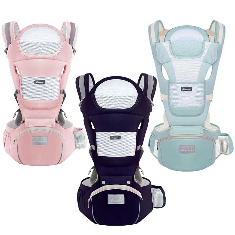 Canguru deBebê com assento Varias Cores Mochila Infantil Hipseat Carrier Para Bebê