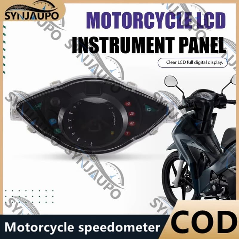 Motocicleta LED Digital Velocímetro Medidor Tacômetro Odemeter Para HONDA WAVE 100/100R