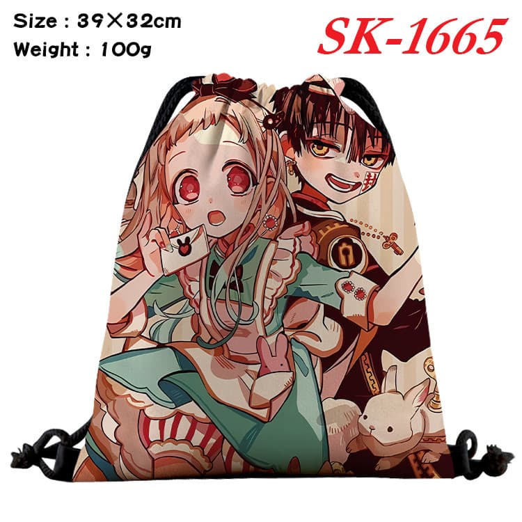 Hanako Yashiro Nene Cartoon Color Canvas Kids Bolsa Com Cordão De Estudante Presentes