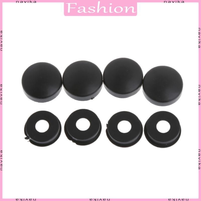 8Pcs Car Truck Da Placa Licença Parafusos Fixados Tampas Porca Fixador Parafuso