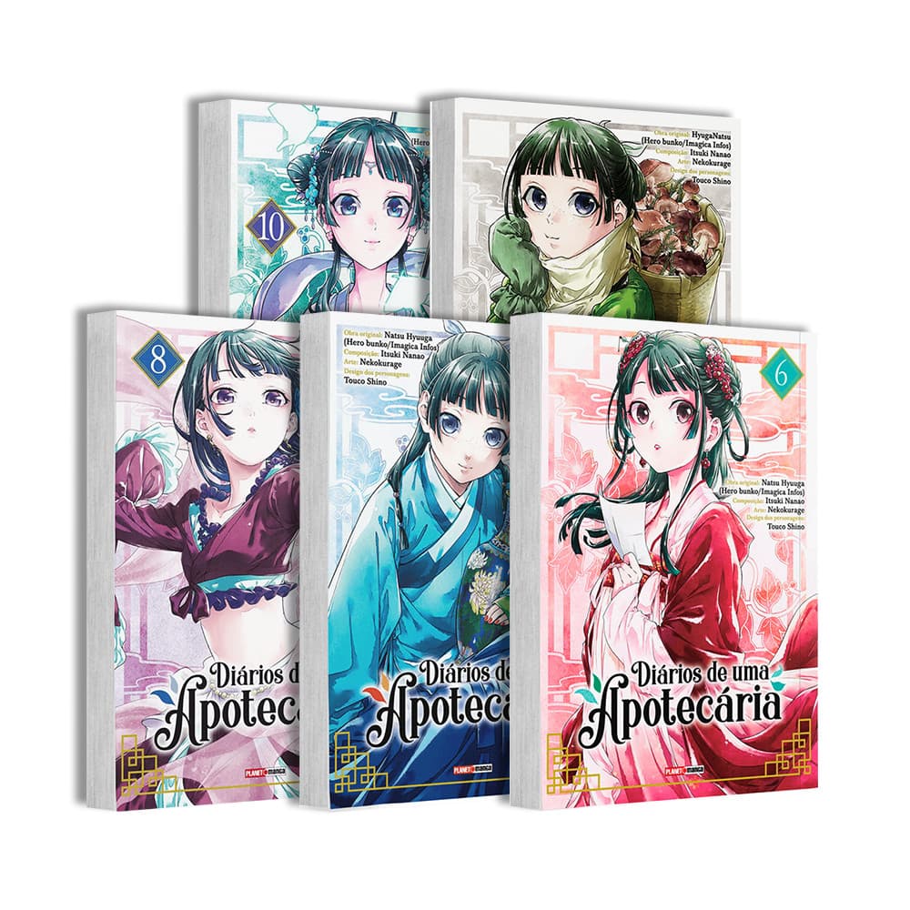Diários De Uma Apotecária - Kit com as edições 6 à 10 - Novo/Lacrado - Editora Panini