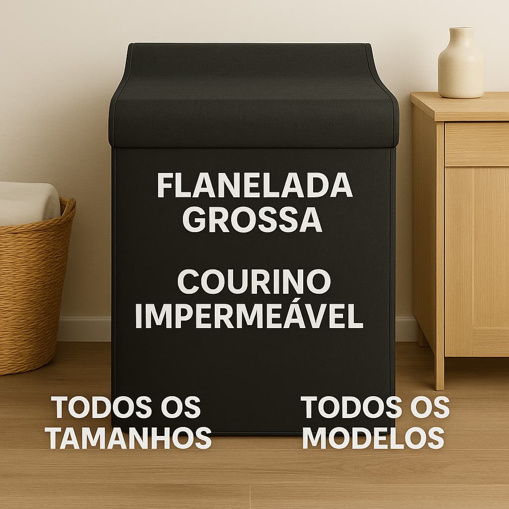 Capa Maquina de Lava Roupas Grossa P M G brastemp consul eletrolux ideal para todos os modelos e tamanho impermeavel .,~