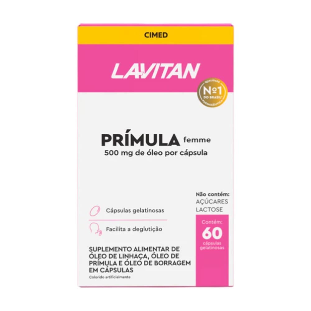 Lavitan Primula Femme 60 Cápsulas-Cimed