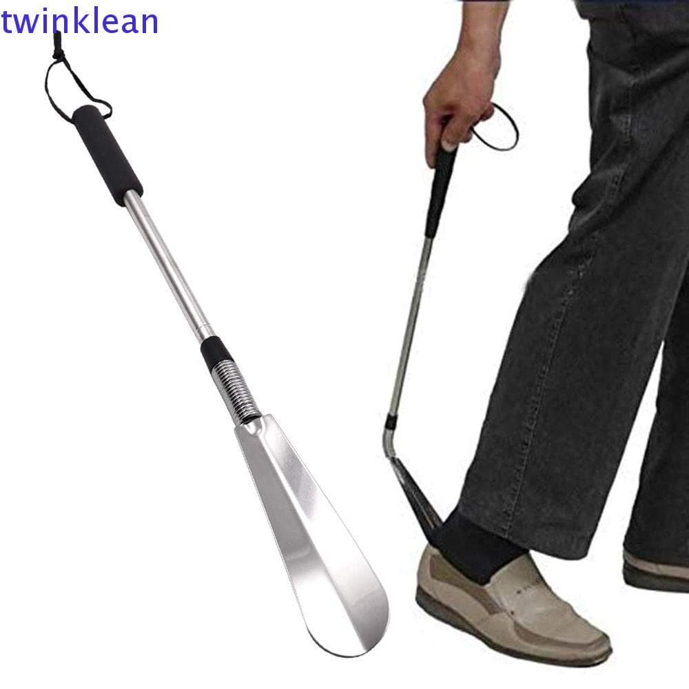 Buzina De Sapato Extensível TWINKLEAN , Calçadeira Telescópica De Aço Inoxidável Para , Comprimento Ajustável