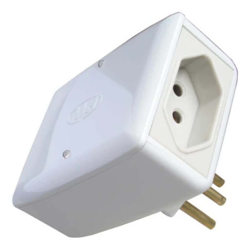 Protetor Contra Raio Eletro 2 Entradas de Tomadas 10A 127V