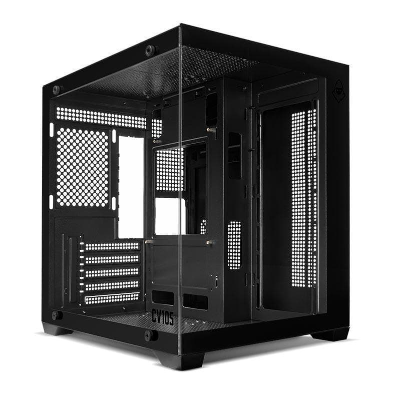 Gabinete Gamer Mancer CV105, Mini-Tower, Lateral de Vidro, Preto, MCR-CV105-BK